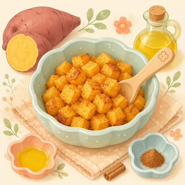 Finger Food Ubi Panggang untuk Bayi 12 Bulan